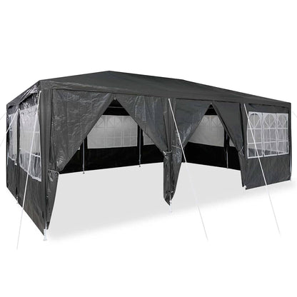 Party-Zelt Anthrazit, Weiß 600 x 400 x 266 cm Polyester, Stahl