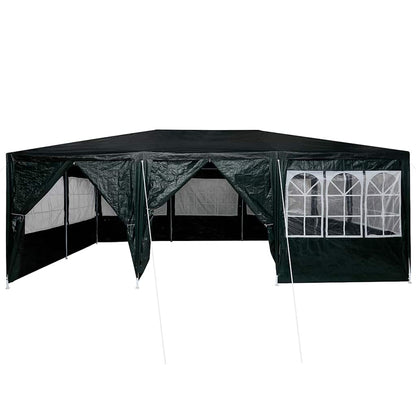 Party-Zelt Grün, Weiß 600 x 400 x 266 cm Polyester, Stahl