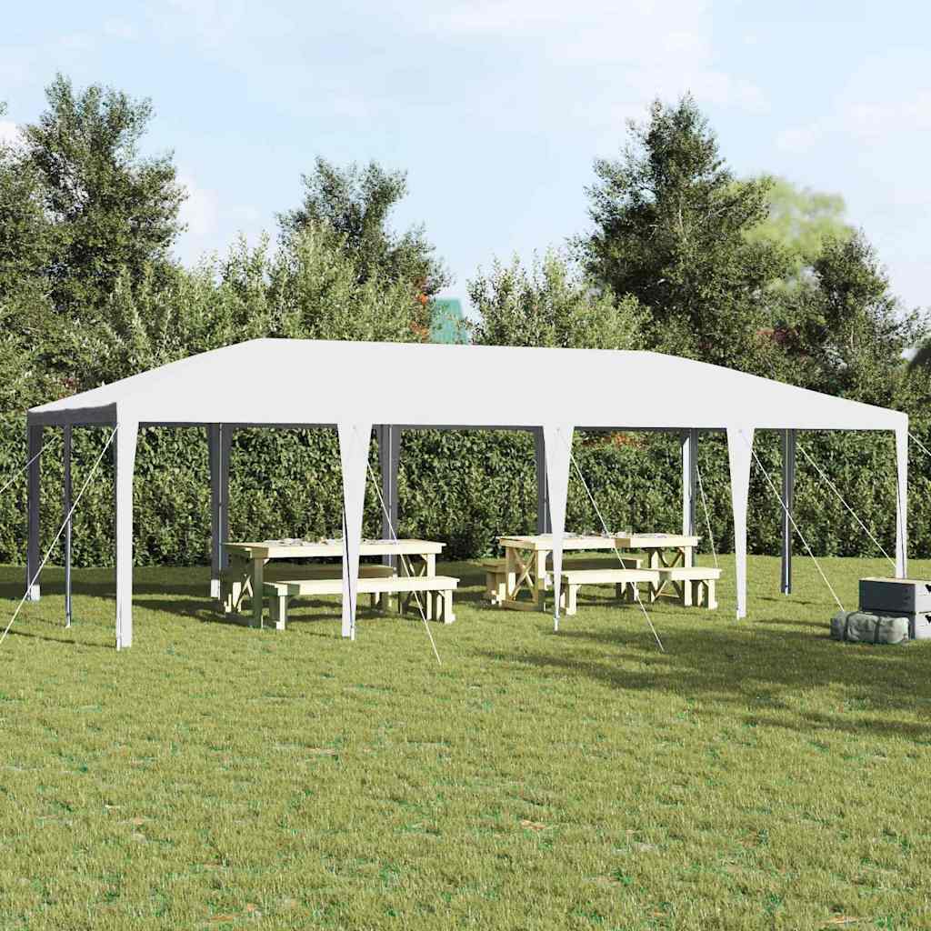 Party-Zelt Weiß 800 x 400 x 266 cm Polyester und Stahl