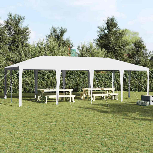 Party-Zelt Weiß 800 x 400 x 266 cm Polyester und Stahl
