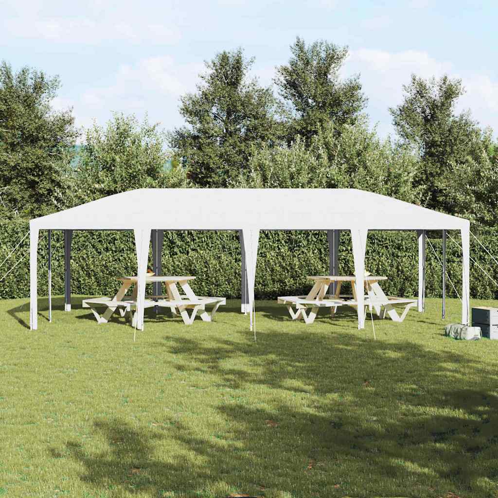 Party-Zelt Weiß 800 x 400 x 266 cm Polyester und Stahl