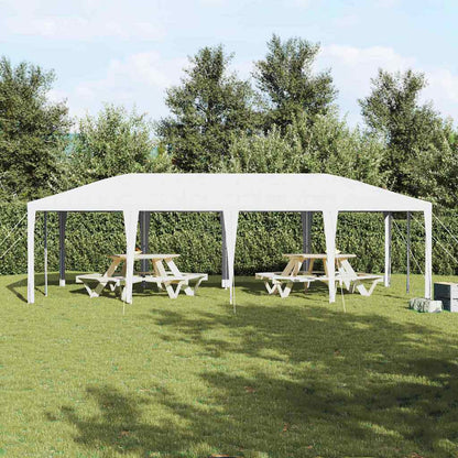Party-Zelt Weiß 800 x 400 x 266 cm Polyester und Stahl