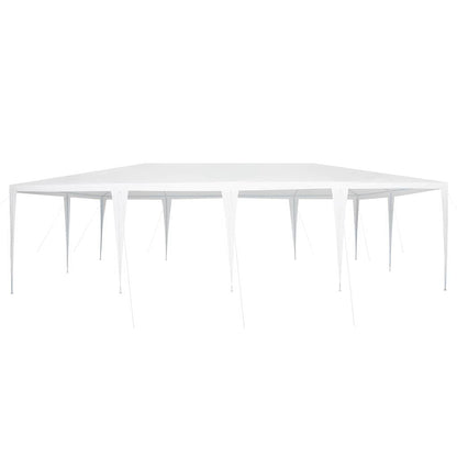 Party-Zelt Weiß 800 x 400 x 266 cm Polyester und Stahl