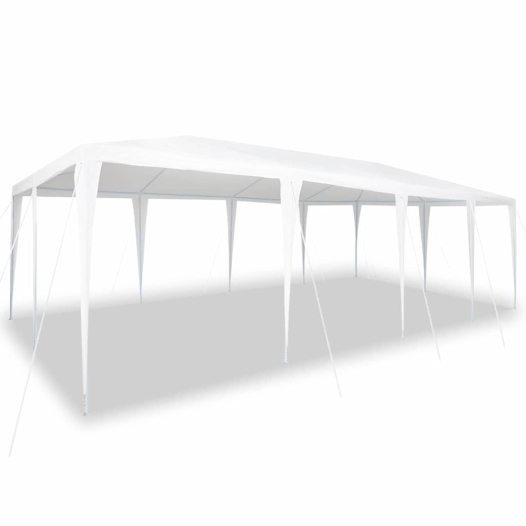 Party-Zelt Weiß 800 x 400 x 266 cm Polyester und Stahl