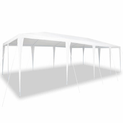 Party-Zelt Weiß 800 x 400 x 266 cm Polyester und Stahl