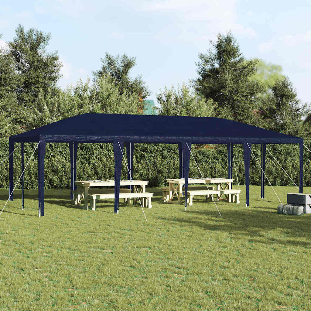 Party-Zelt Blau, Weiß 800 x 400 x 266 cm Polyester, Stahl