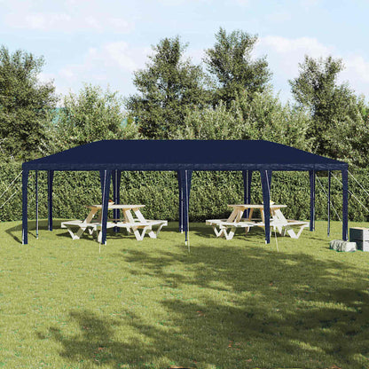 Party-Zelt Blau und Weiß 800 x 400 x 266 cm Polyester und Stahl