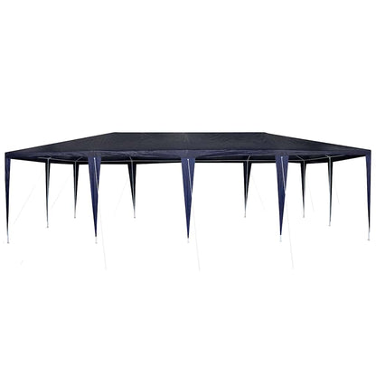 Party-Zelt Blau, Weiß 800 x 400 x 266 cm Polyester, Stahl