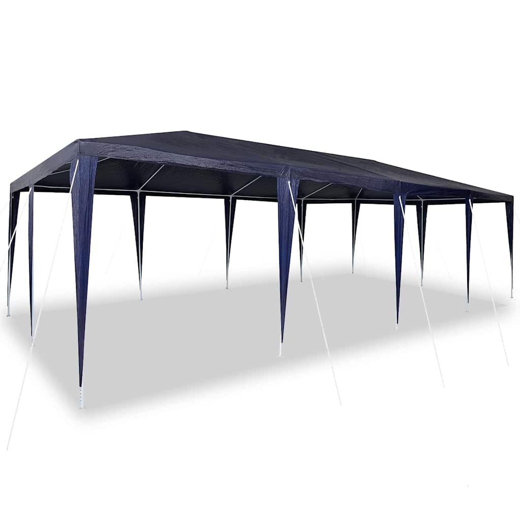 Party-Zelt Blau, Weiß 800 x 400 x 266 cm Polyester, Stahl