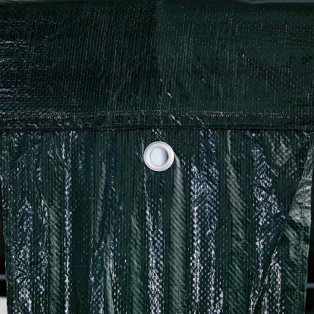 Party-Zelt Grün, Weiß 800 x 400 x 266 cm Polyester, Stahl