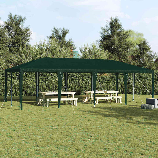 Party-Zelt Grün, Weiß 800 x 400 x 266 cm Polyester, Stahl
