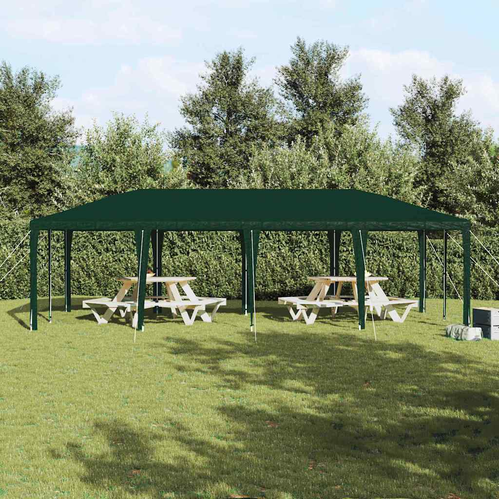 Party-Zelt Grün, Weiß 800 x 400 x 266 cm Polyester, Stahl