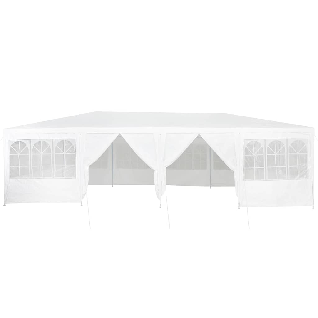 Party-Zelt Weiß 800 x 400 x 266 cm Polyester, Stahl