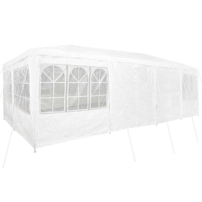 Party-Zelt Weiß 800 x 400 x 266 cm Polyester, Stahl