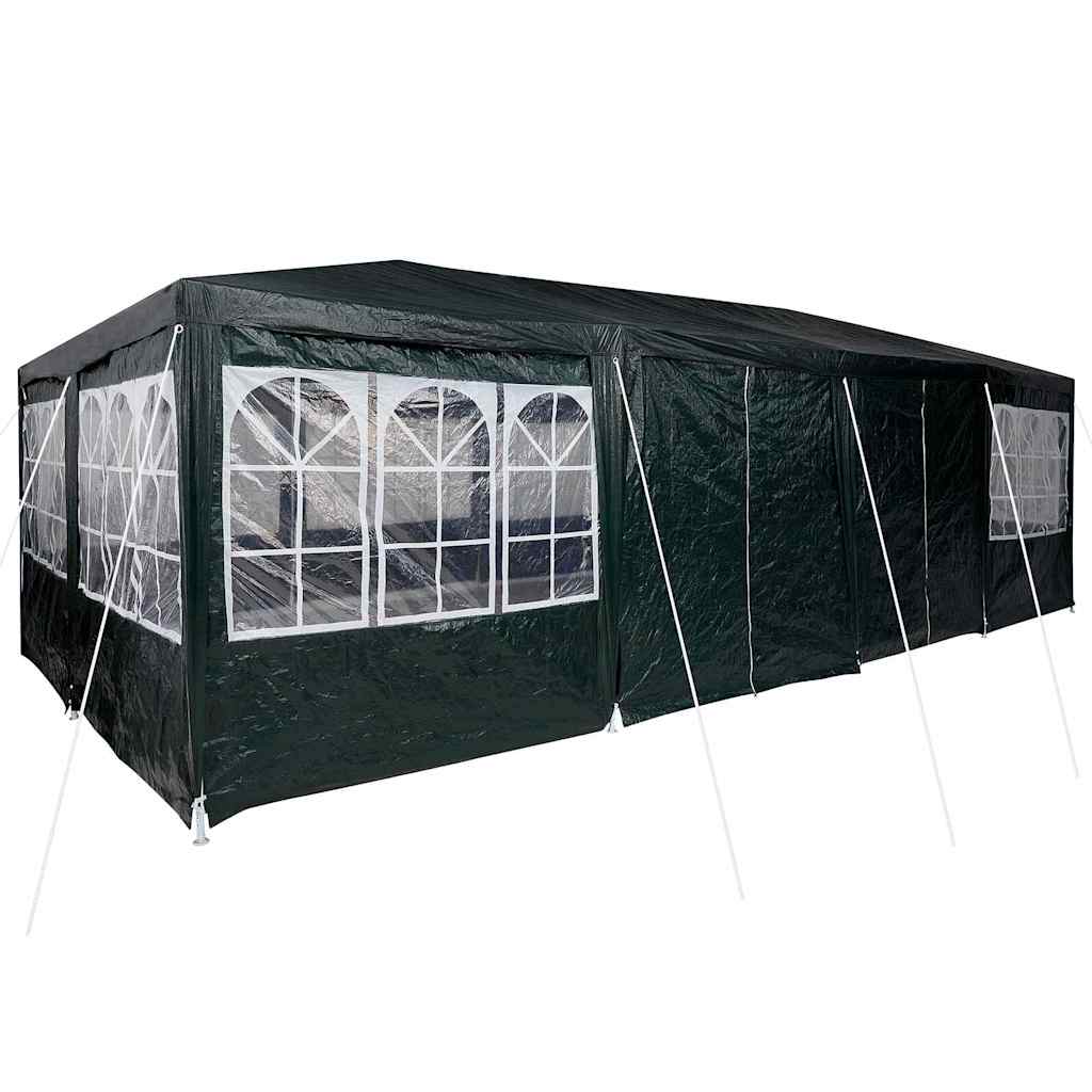 Party-Zelt Grün, Weiß 800 x 400 x 266 cm Polyester, Stahl