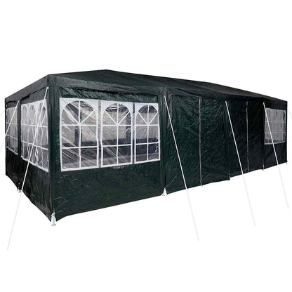 Party-Zelt Grün, Weiß 800 x 400 x 266 cm Polyester, Stahl