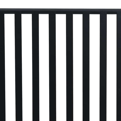 Gartenbank Schwarz 104 x 54 x 93cm Stahl