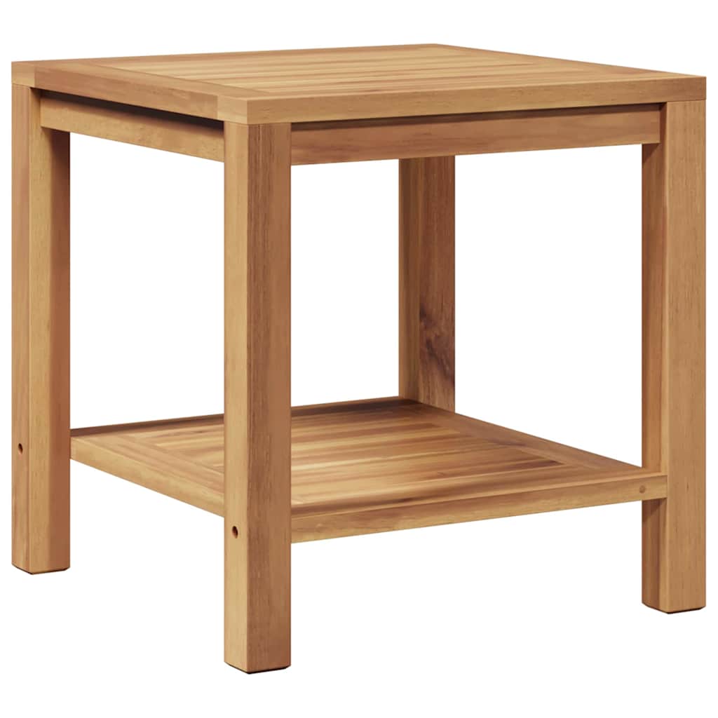 Couchtisch Braun 45 x 45 x 45 cm Teak-Massivholz