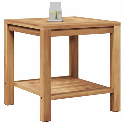 Couchtisch Braun 45 x 45 x 45 cm Teak-Massivholz