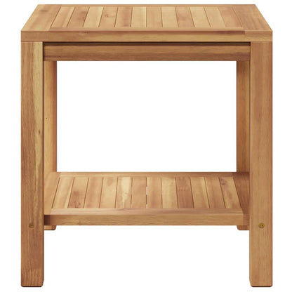 Couchtisch Braun 45 x 45 x 45 cm Teak-Massivholz