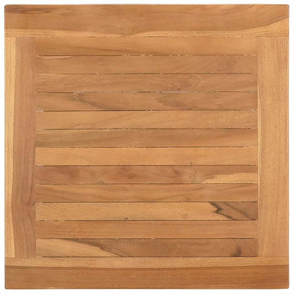 Couchtisch Braun 45 x 45 x 45 cm Teak-Massivholz