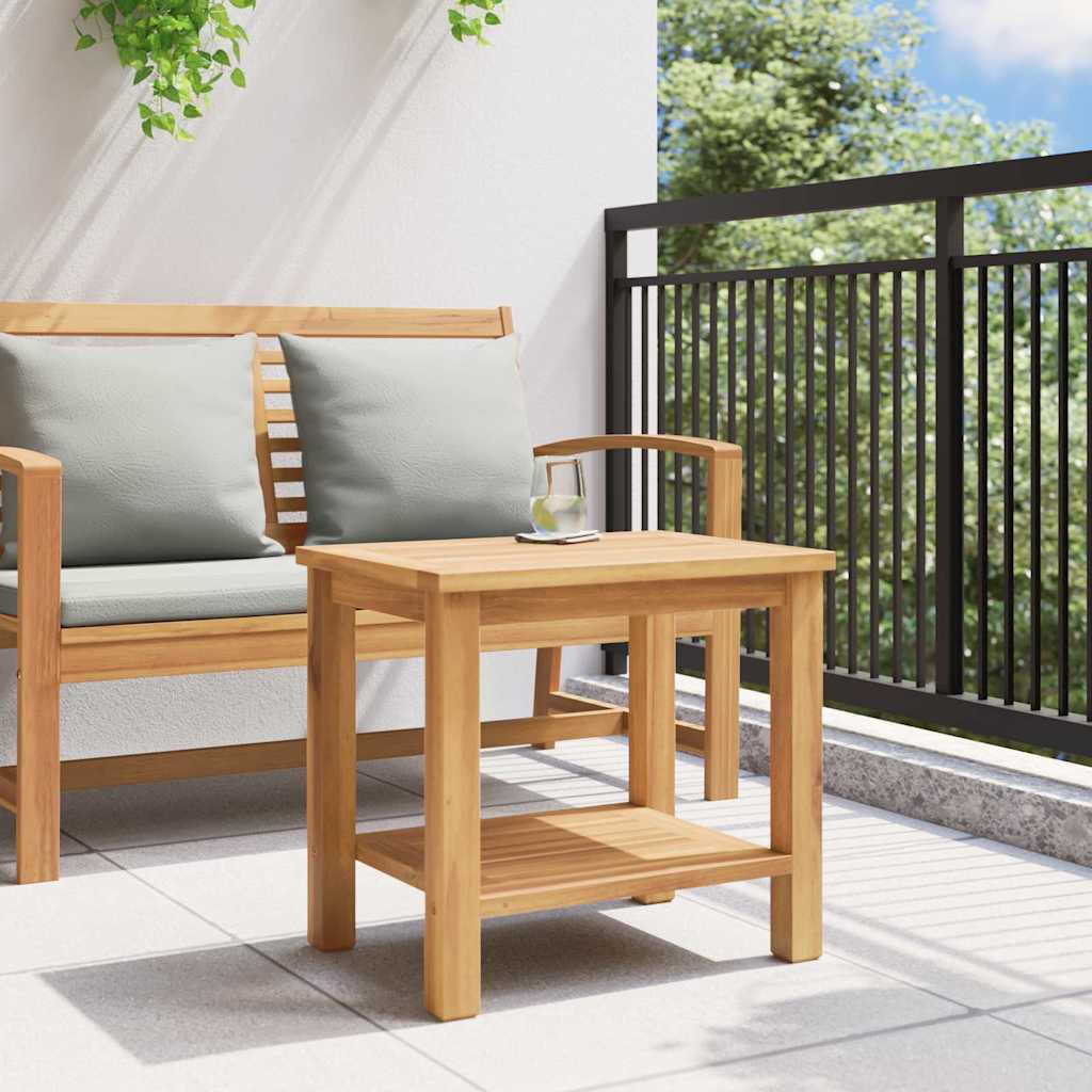 Couchtisch Braun 50 x 35 x 45 cm Teak-Massivholz