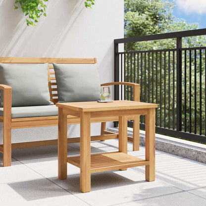 Couchtisch Braun 50 x 35 x 45 cm Teak-Massivholz