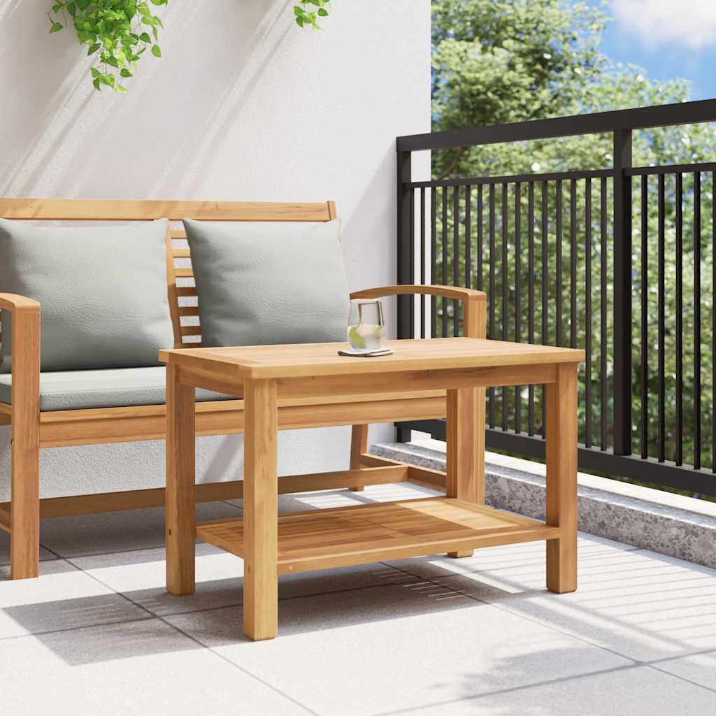Couchtisch Braun 70 x 40 x 45 cm Teak-Massivholz