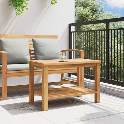 Couchtisch Braun 70 x 40 x 45 cm Teak-Massivholz
