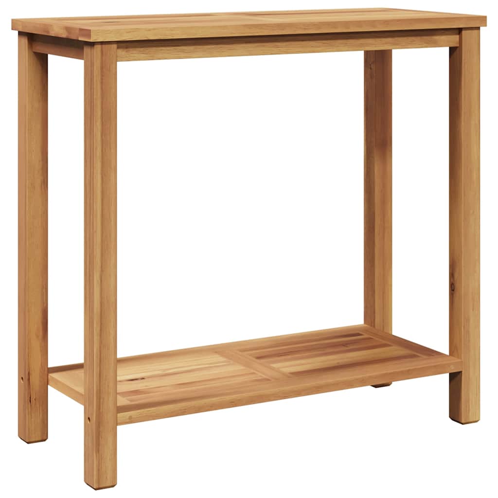 Couchtisch mit Speicher Braun 85 x 35 x 75 cm Teak-Massivholz