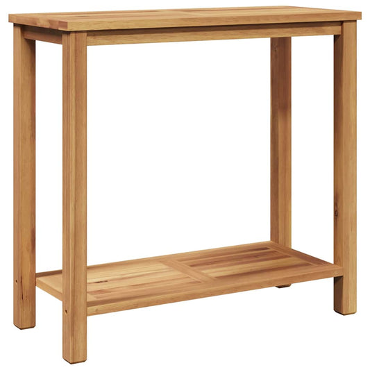 Couchtisch mit Speicher Braun 85 x 35 x 75 cm Teak-Massivholz