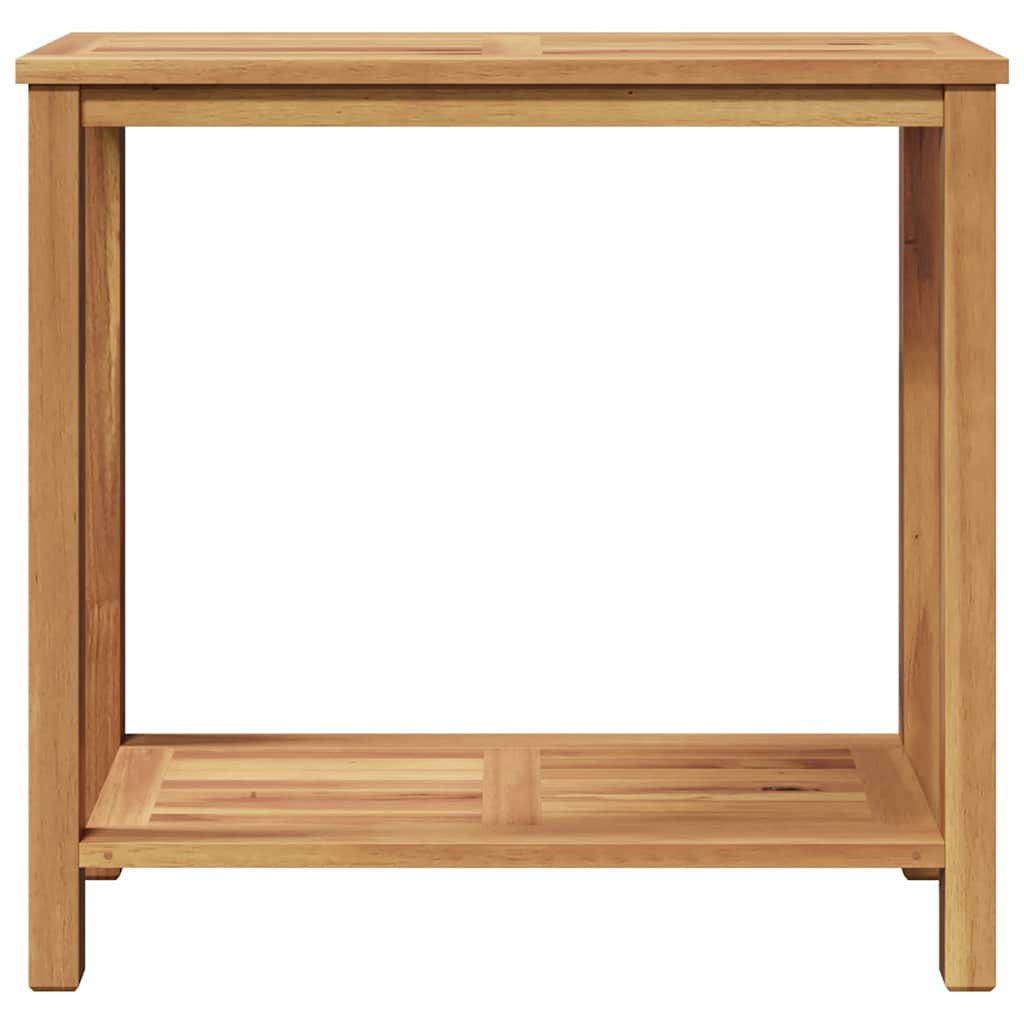 Couchtisch mit Speicher Braun 85 x 35 x 75 cm Teak-Massivholz