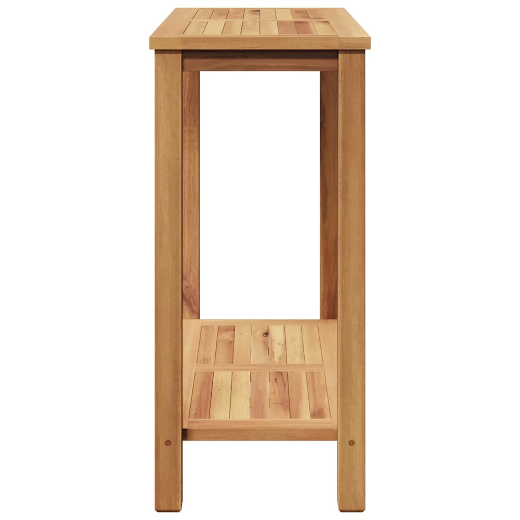 Couchtisch mit Speicher Braun 85 x 35 x 75 cm Teak-Massivholz