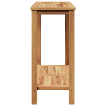 Couchtisch mit Speicher Braun 85 x 35 x 75 cm Teak-Massivholz