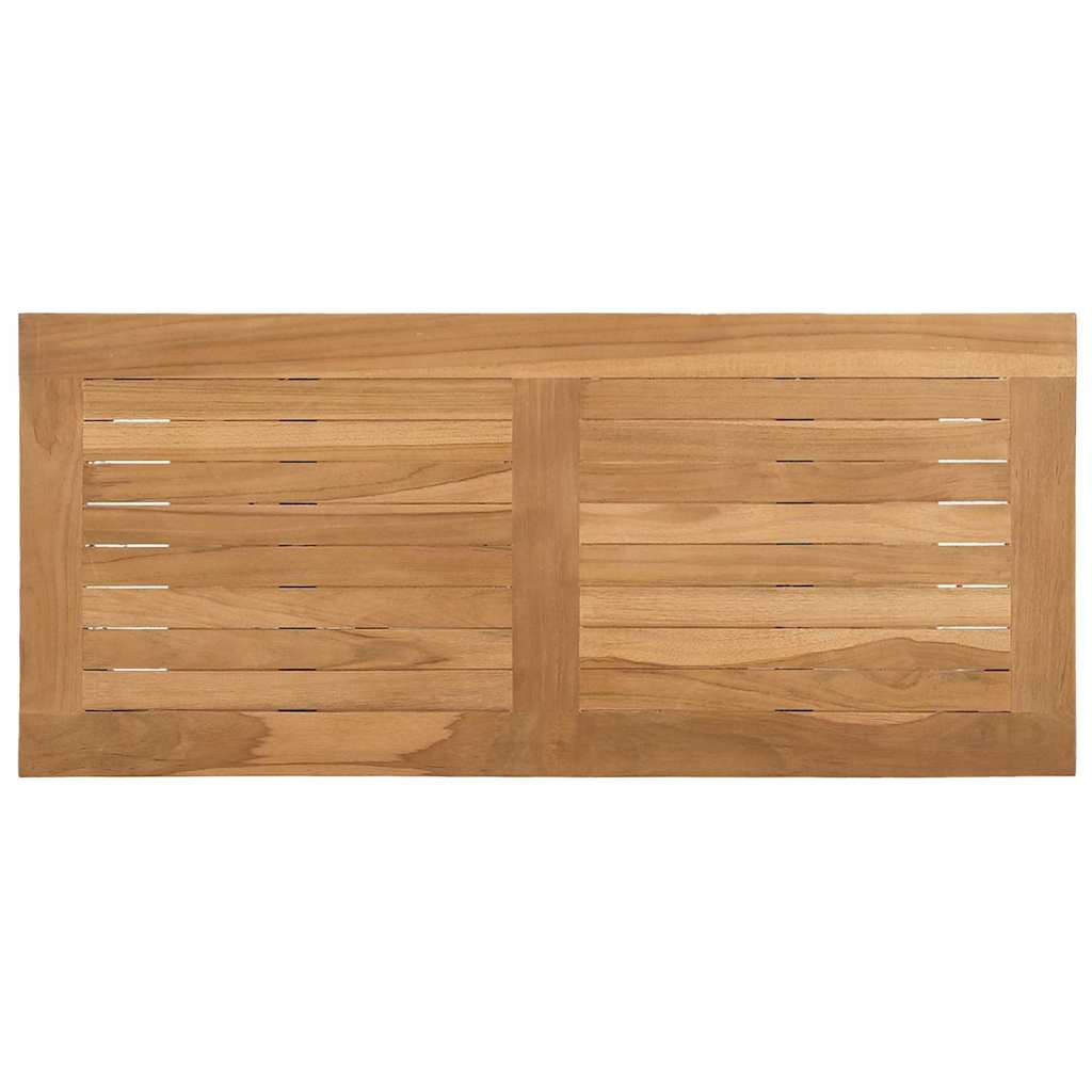Couchtisch mit Speicher Braun 85 x 35 x 75 cm Teak-Massivholz