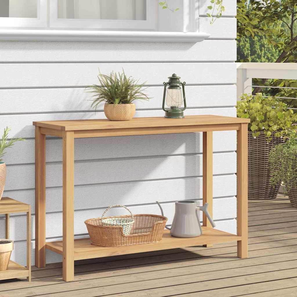Couchtisch mit Speicher Braun 110 x 40 x 45 cm Teak-Massivholz