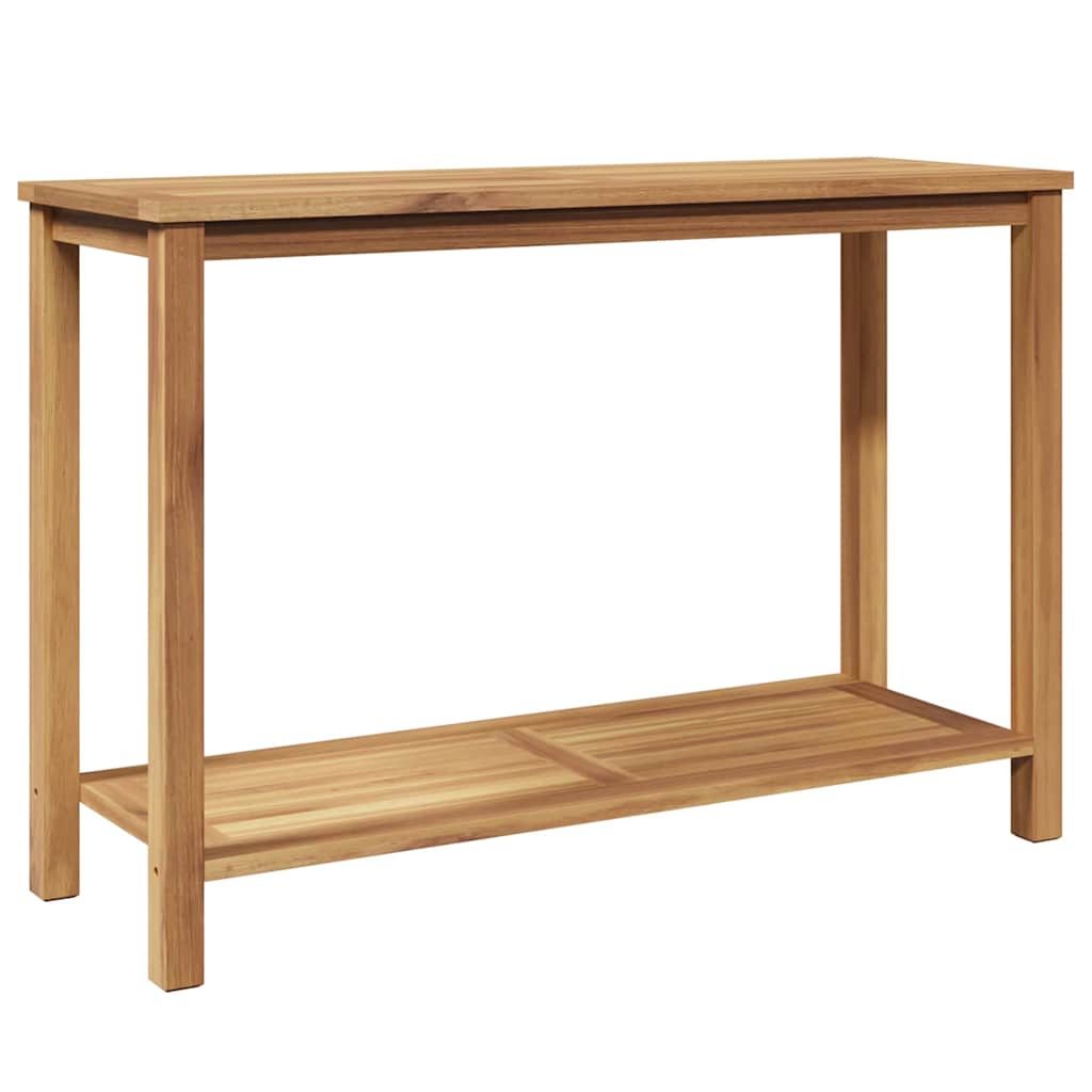 Couchtisch mit Speicher Braun 110 x 40 x 45 cm Teak-Massivholz