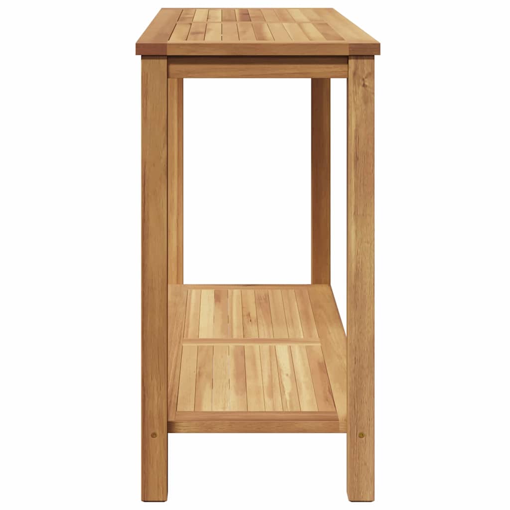 Couchtisch mit Speicher Braun 110 x 40 x 45 cm Teak-Massivholz