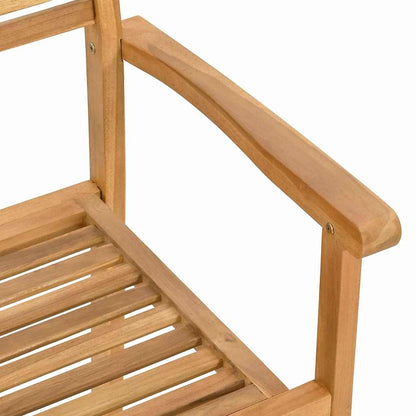 Garten Stapelstühle 4 pcs Braun 55.5 x 55.5 x 90 cm