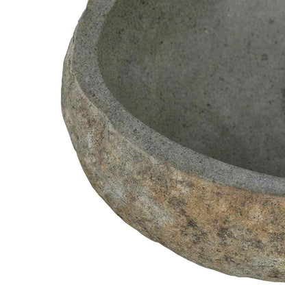 Basin Hellgrau (38-45) x (30-35) x 15 cm Flussstein