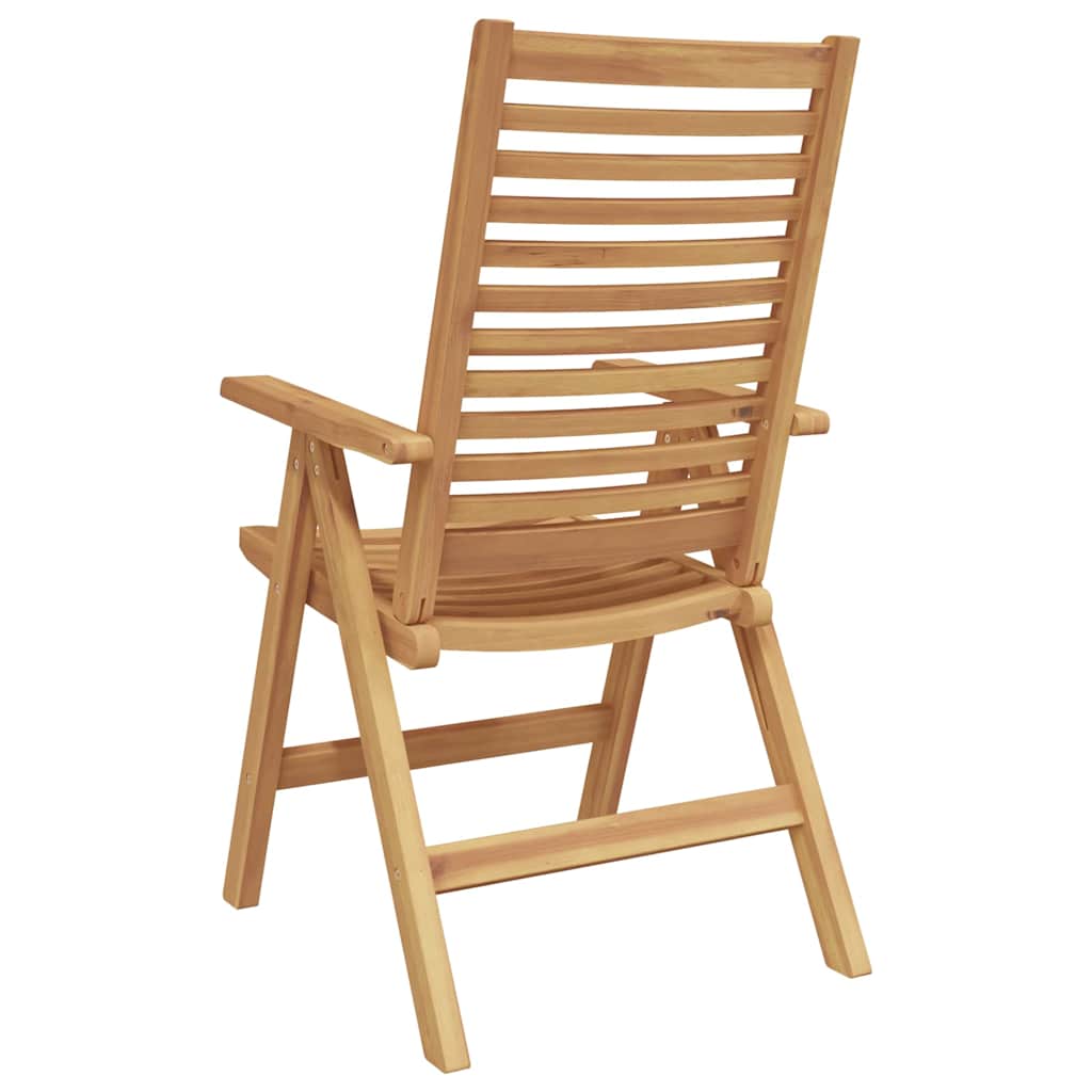 Gartenstühle Falten Braun 52 x 64,5 x 108 cm Massivholz Akazie
