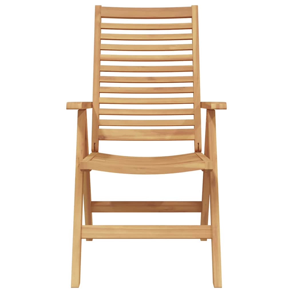 Gartenstühle Falten Braun 52 x 64,5 x 108 cm Massivholz Akazie