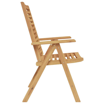 Gartenstühle Falten Braun 52 x 64,5 x 108 cm Massivholz Akazie