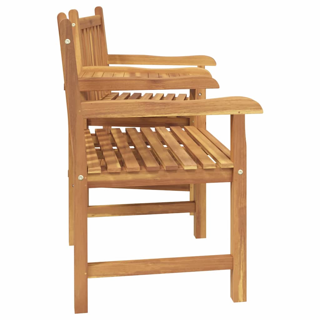 Outdoor-Stühle Braun 152 x 63 x 89 cm Teak-Massivholz
