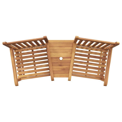 Outdoor-Stühle Braun 152 x 63 x 89 cm Teak-Massivholz