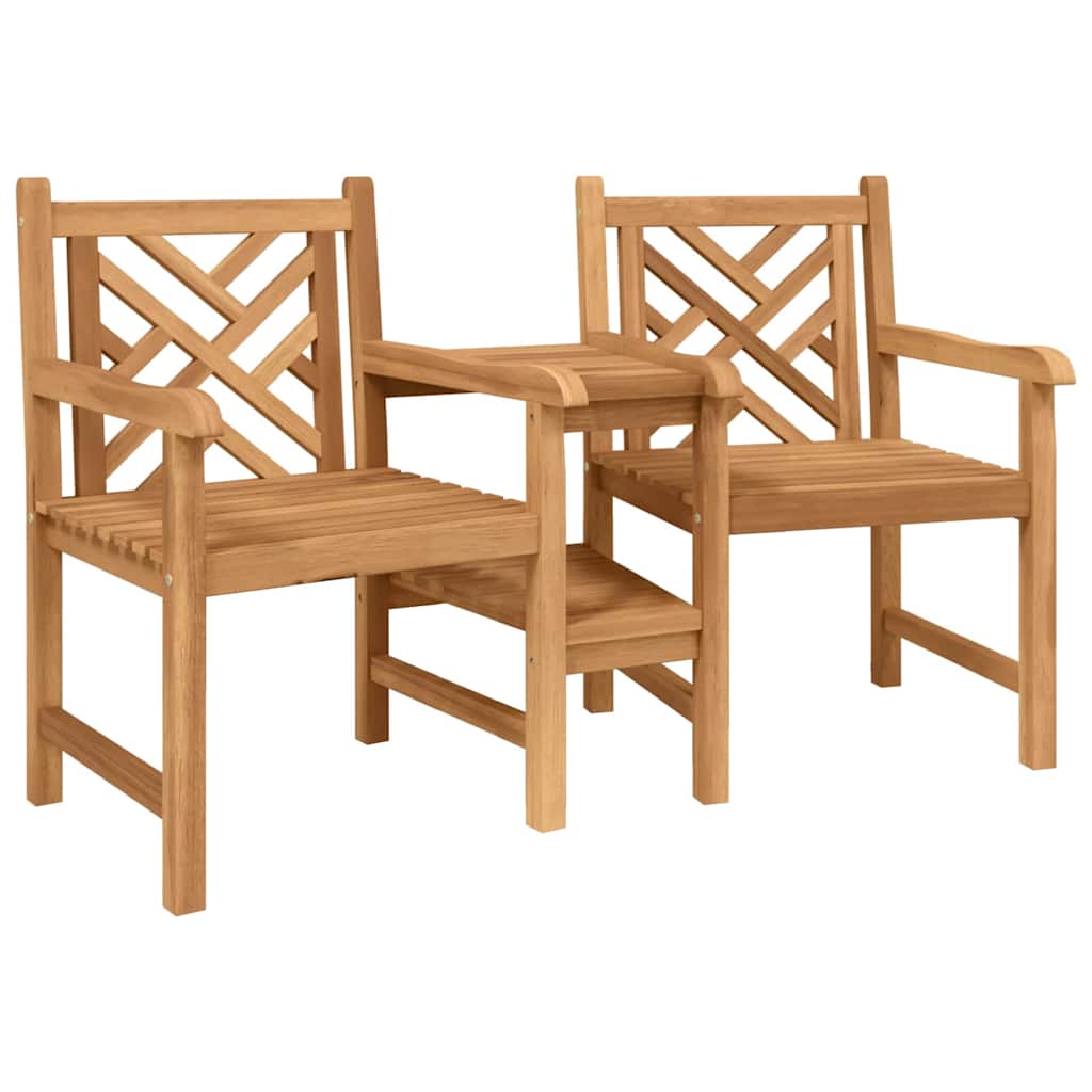 Outdoor-Stühle Braun 152 x 63 x 89 cm Teak-Massivholz