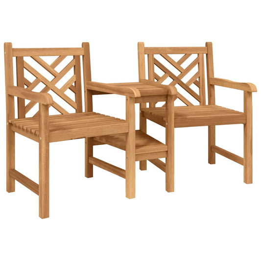 Outdoor-Stühle Braun 152 x 63 x 89 cm Teak-Massivholz