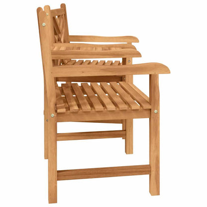 Outdoor-Stühle Braun 152 x 63 x 89 cm Teak-Massivholz