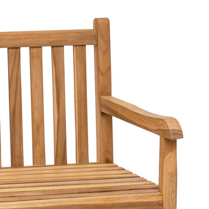 Gartenaufbewahrungsbank Braun 228 x 60 x 90 cm Teak-Massivholz