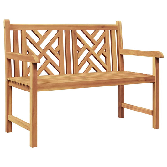 Gartenbank Braun 114 x 60 x 90 cm Teak-Massivholz